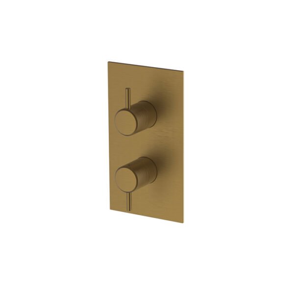Britton Hoxton Thermostatic Concealed Shower Valve With Diverter - Chrome