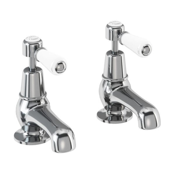 Burlington Kensington Quarter Turn Basin Pillar Taps