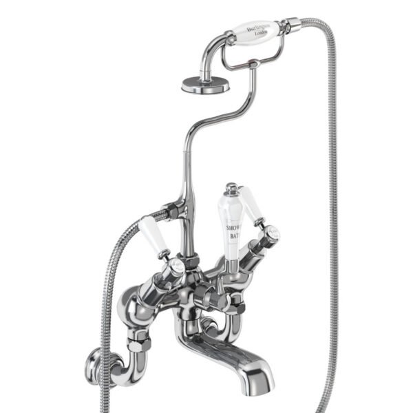 Burlington Kensington Wall Mounted Regent Bath Shower Mixer Tap