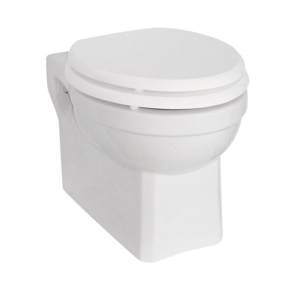 Burlington Wall Hung Toilet - Gloss White