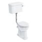 Burlington Low Level Toilet With Cistern And Flush Pipe kit - Gloss White