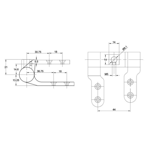 Burlington Riviera Toilet Seat Hinges - Image 2