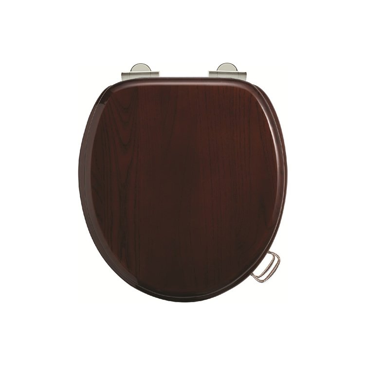 Burlington Soft Close Toilet Seat And Cover - Mahogany