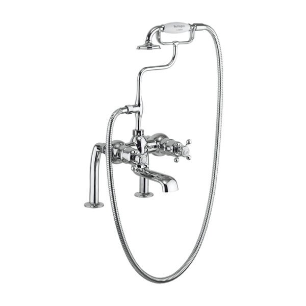 Burlington Deck Mounted Bath Shower Mixer Tap