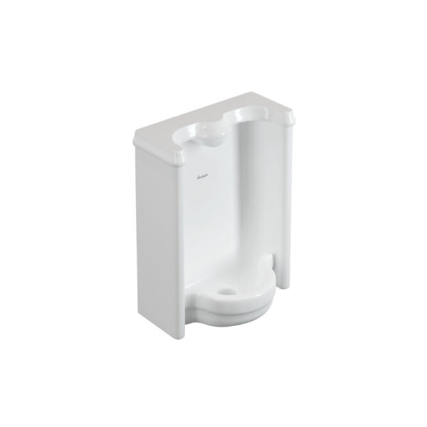Burlington Whitcomb Urinal With Bracket - Gloss White