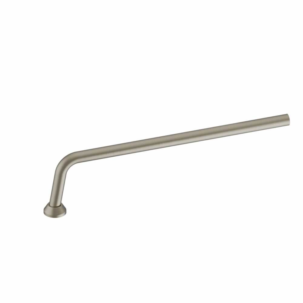 Burlington Exposed P Trap Connection Pipe – 800mm Long - Brushed Nickel