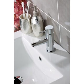 JTP Fonti Mono Basin Mixer Tap Without Waste Chrome - Image 2