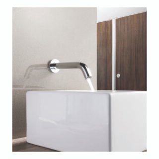 JTP Florence React Sensor Wall Mounted Spout Mains And Battery Operated Chrome - Image 3