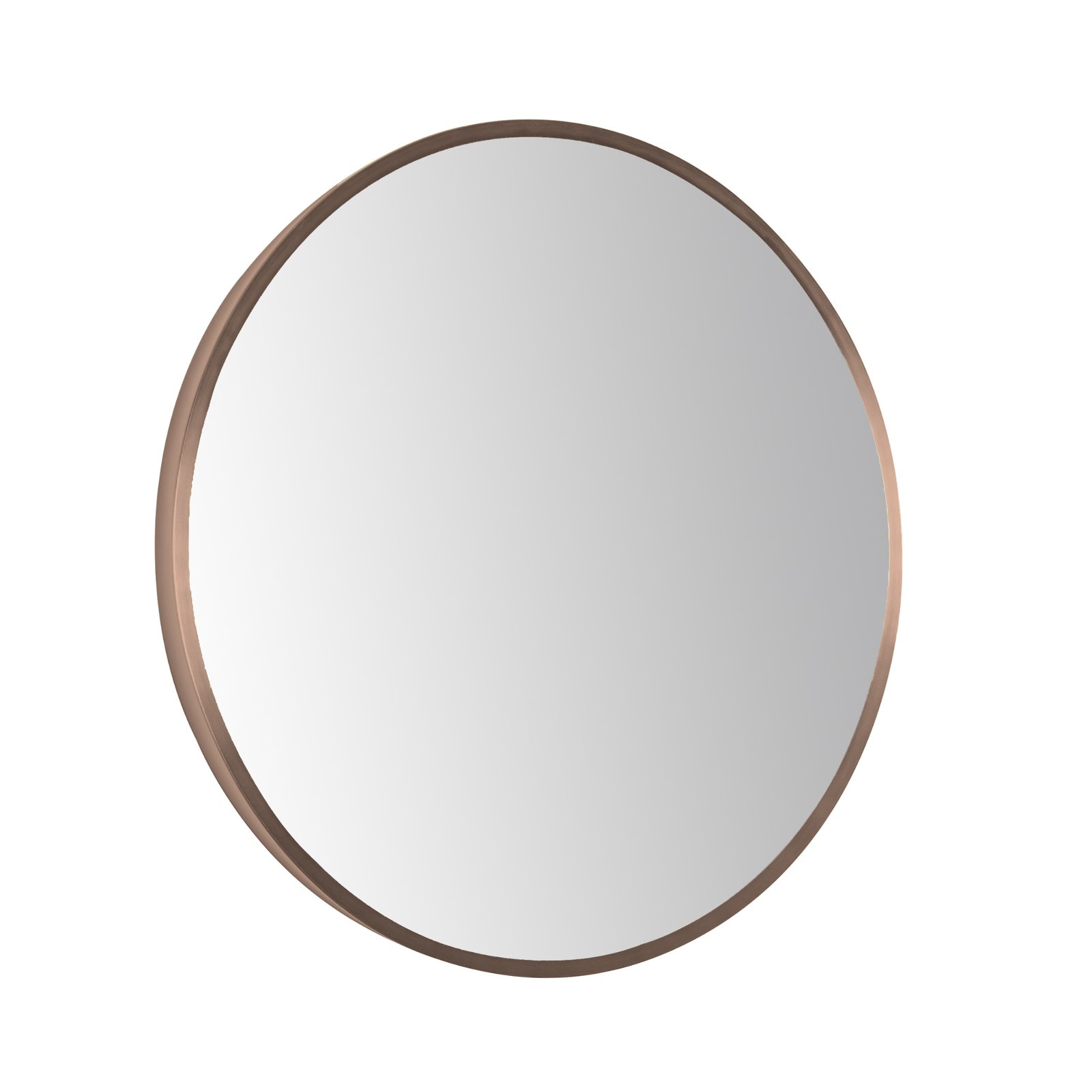JTP Vos Round Non Illuminated Mirror – 600mm Diameter – Various Colour - Brushed Bronze