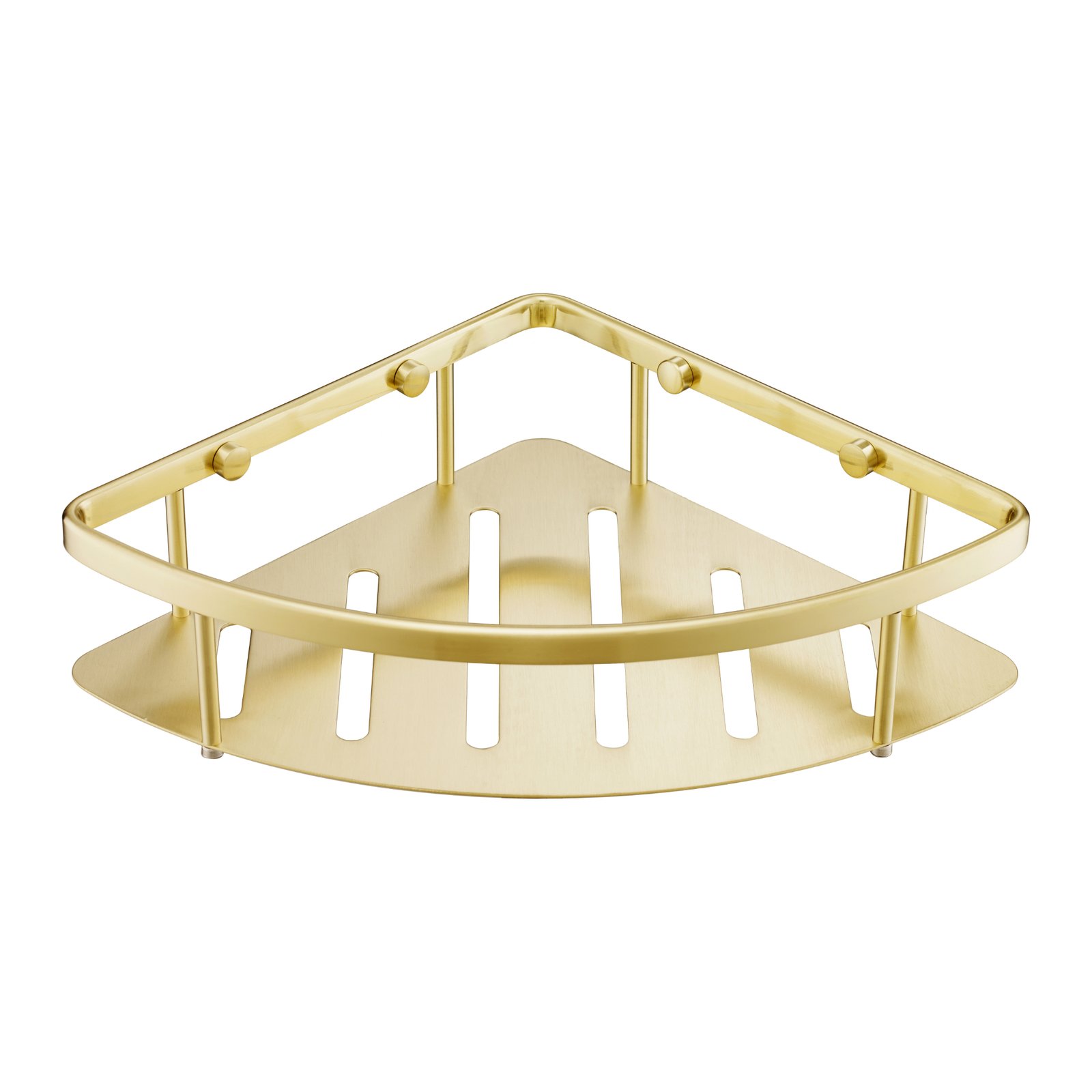 JTP Vos Corner Basket – Various Colour - Brushed Brass