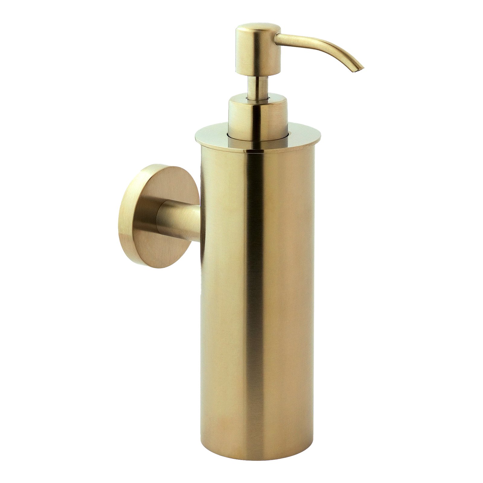 JTP Vos Wall Mounted Soap Dispenser – Various Colour - Brushed Brass