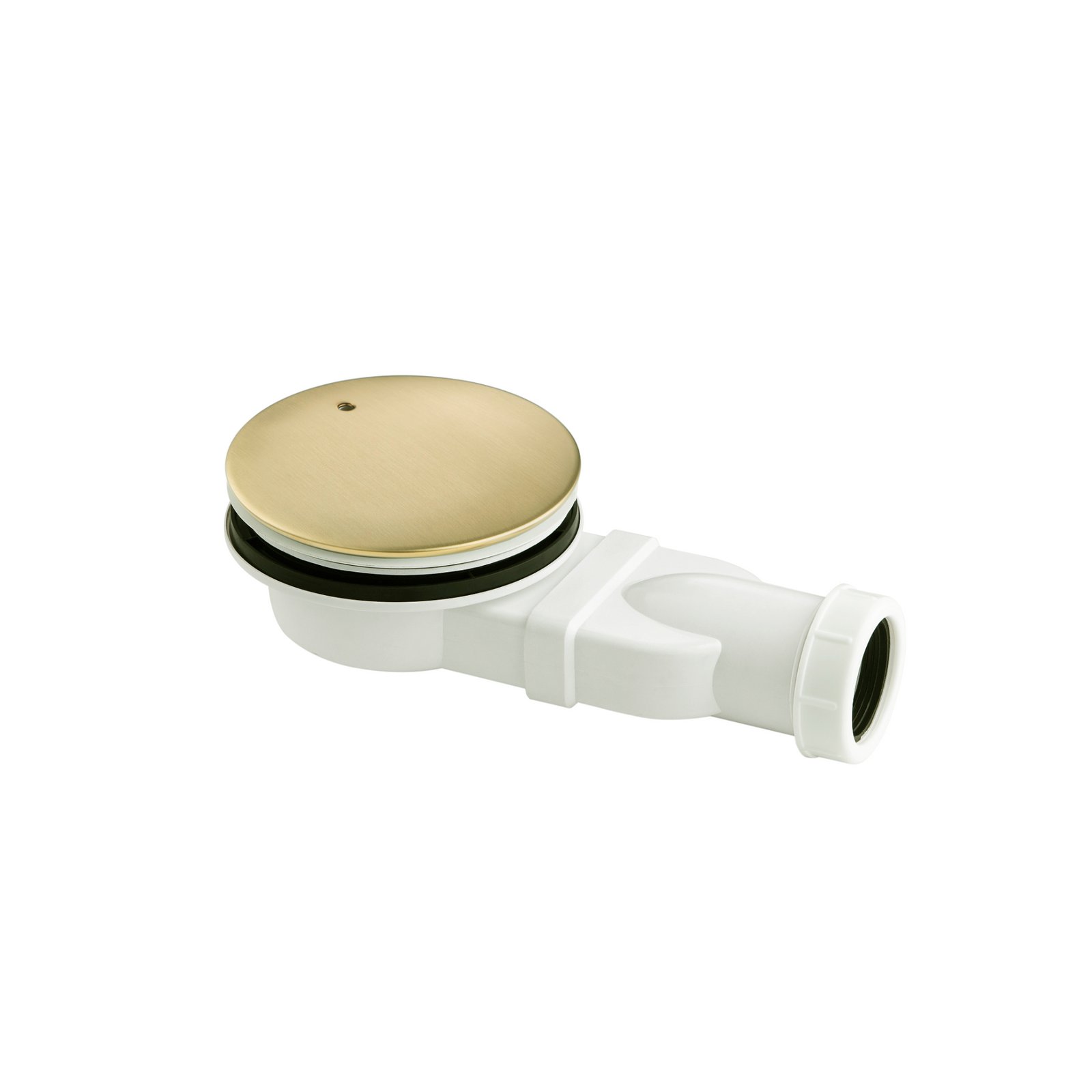 JTP Vos Slim Shower Waste – Various Colour - Brushed Brass