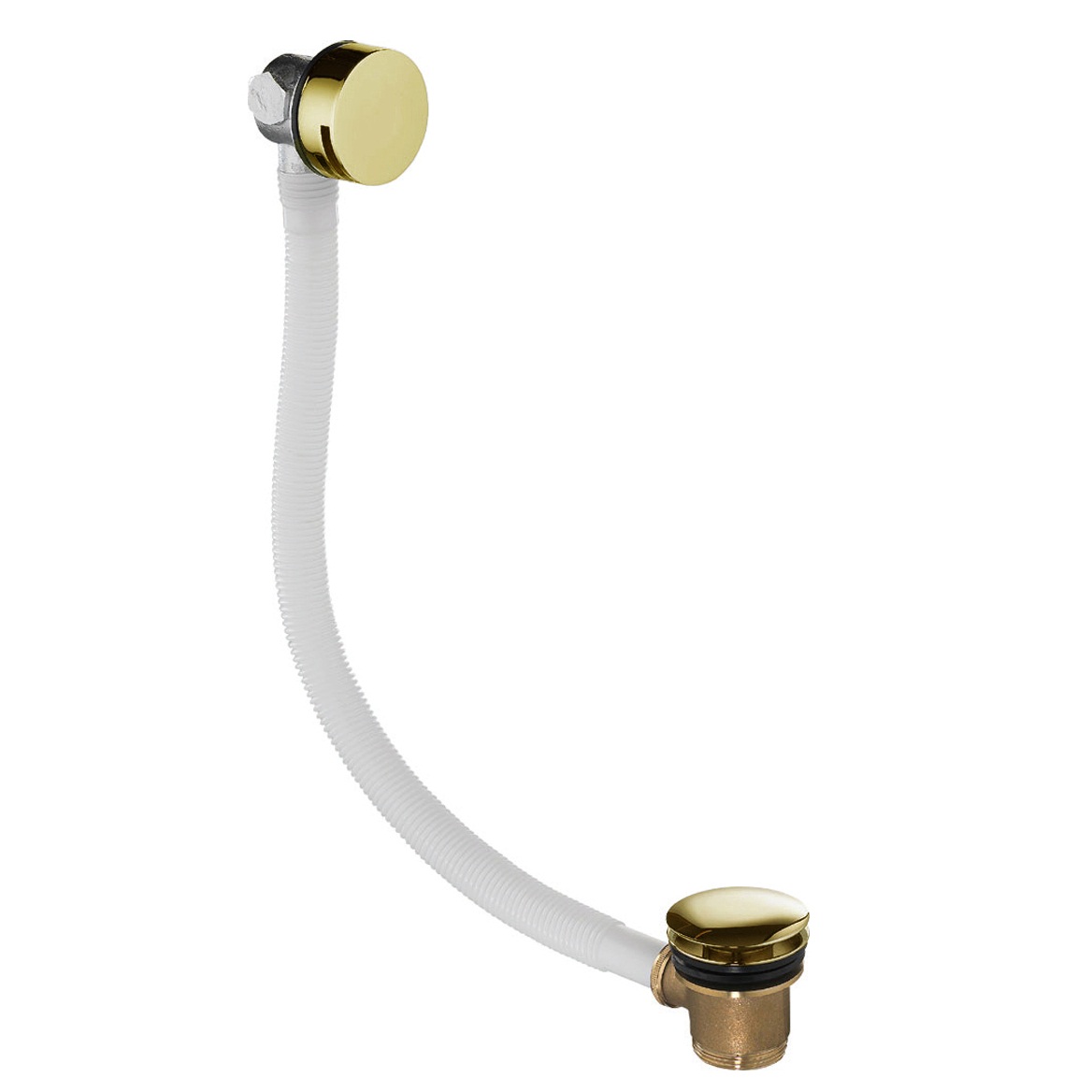 JTP Vos Click Clack Bath Filler Waste – Various Colour - Brushed Brass