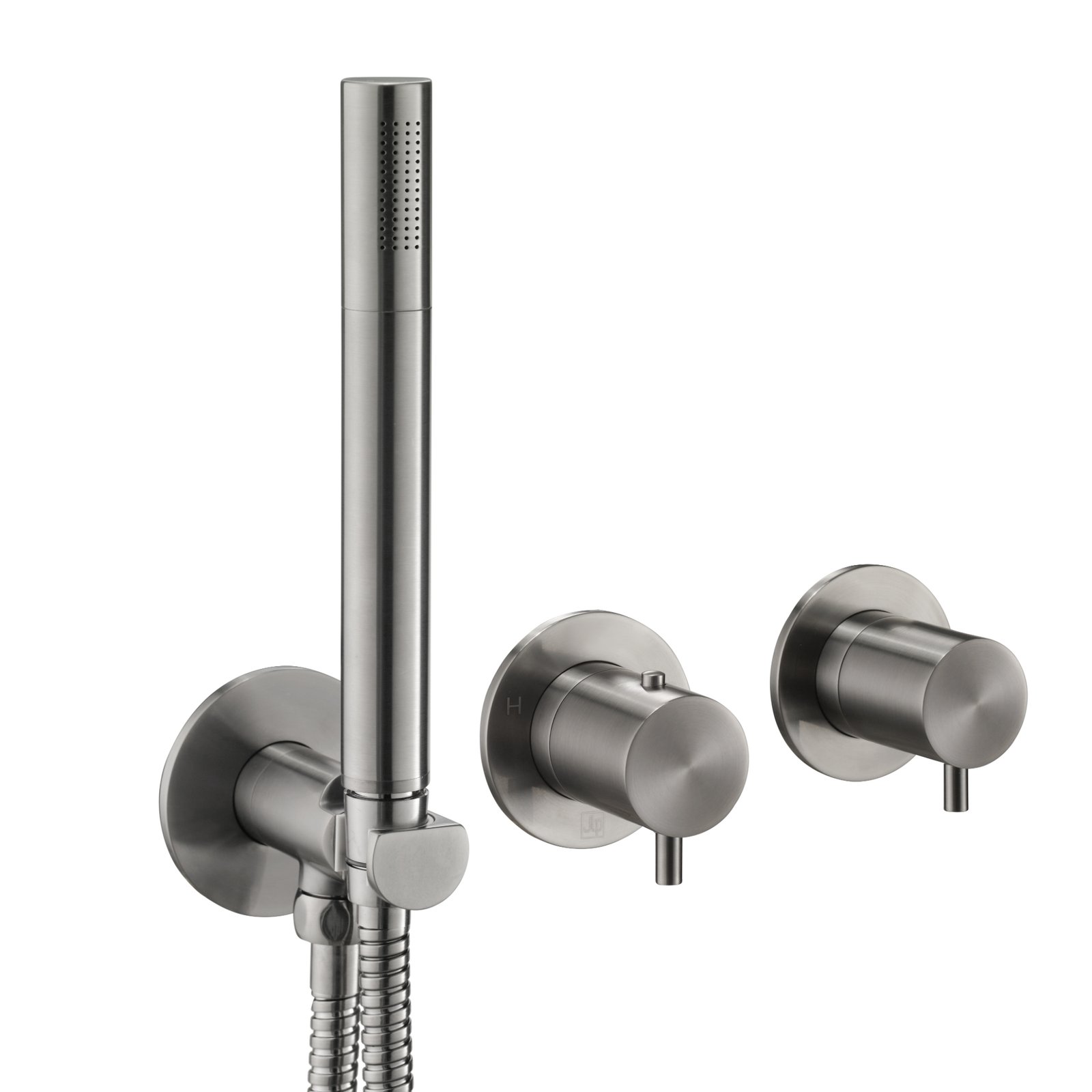 JTP Vos Modular 2 Outlet Thermostatic Concealed Shower Valve With Handset – Various Colour - 