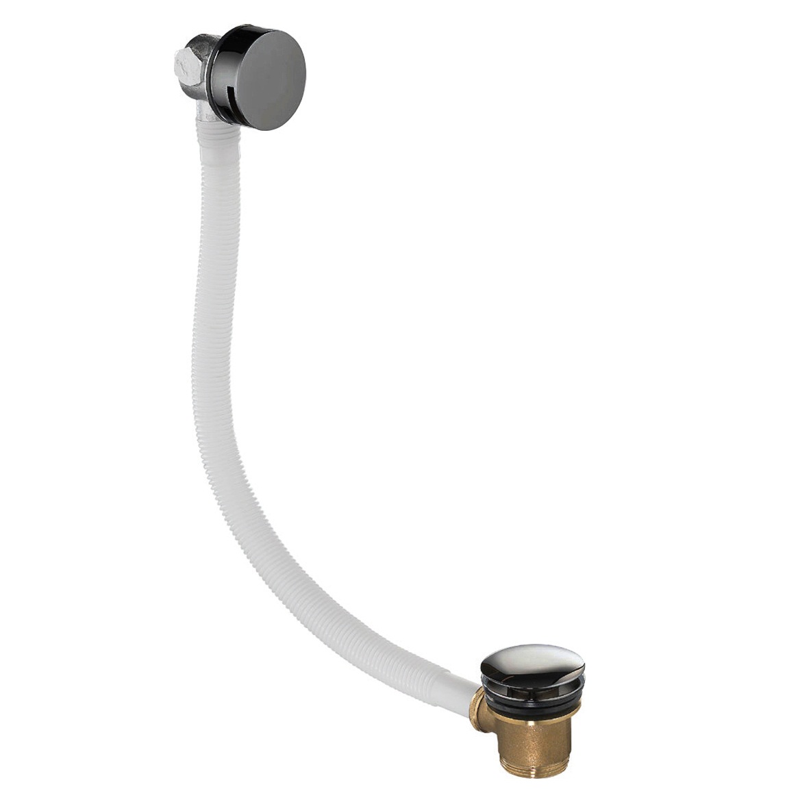 JTP Vos Click Clack Bath Filler Waste – Various Colour - Brushed Black