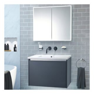 JTP Vos 2 Hole Wall Mounted Basin Mixer Tap - 250mm Spout Reach - Various Colour - Image 6