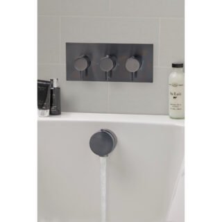 JTP Vos 3 Outlet 3 Handle Horizontal Thermostatic Concealed Shower Valve - Various Colour - Image 3