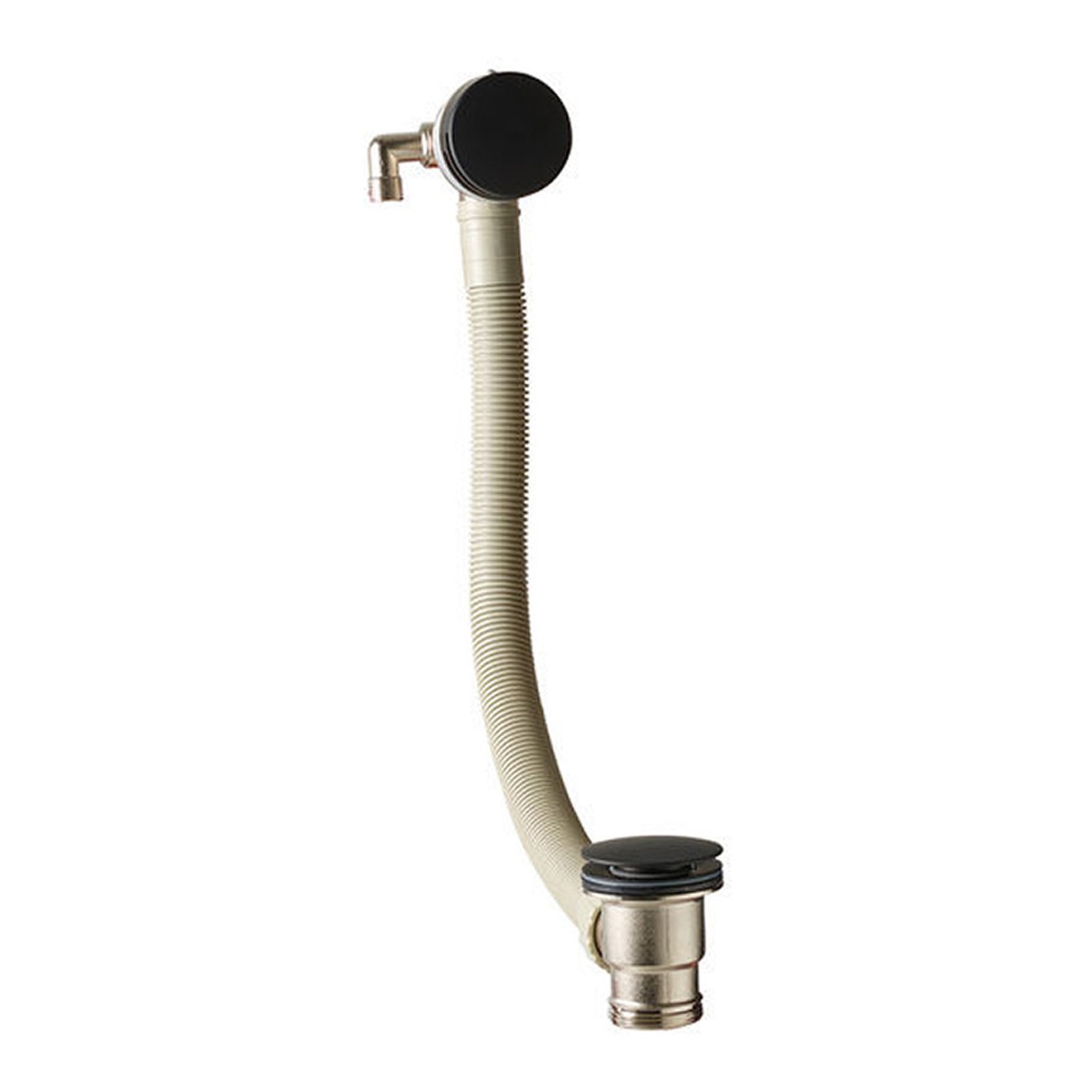 JTP Vos Click Clack Bath Filler Waste – Various Colour - Matt Black