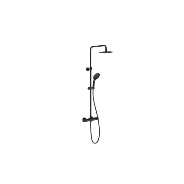 JTP Vos 2 Outlets Thermostatic Bar Valve With Adjustable Riser And Shower Kit Cool Touch - Various Colour