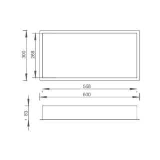 JTP Vos Shower Niche - Various Colour/Size - Image 4