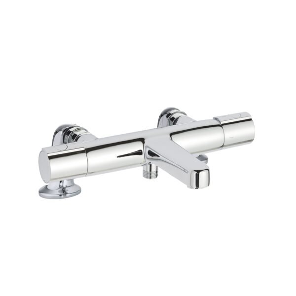 JTP Hugo Deck Mounted Thermostatic Bath Shower Mixer Tap Chrome
