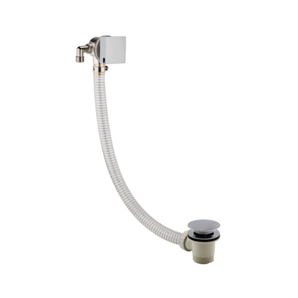 JTP Hix Exofil Pop-Up Bath Waste & Overflow Filler Chrome