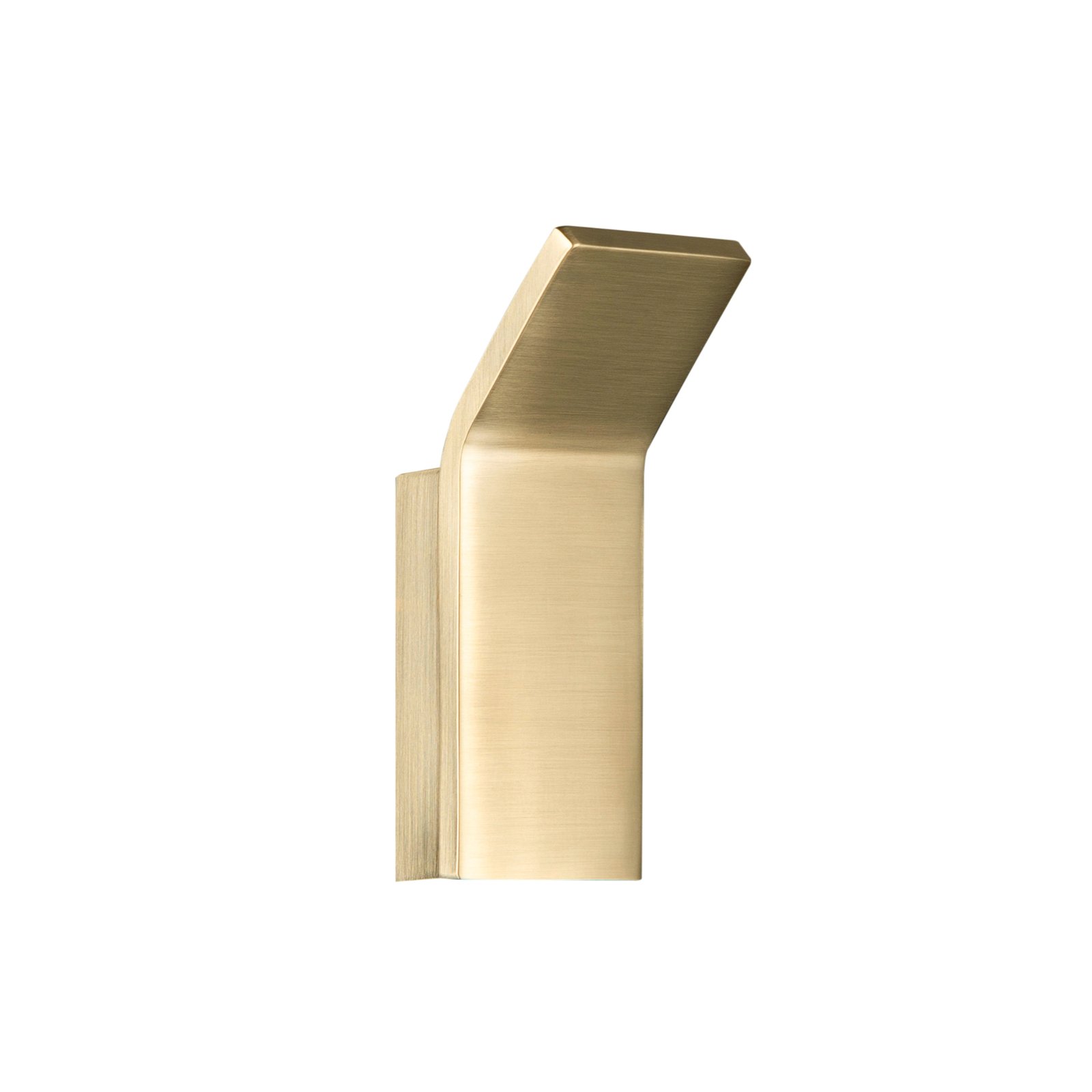 JTP Hix Wall Mounted Robe Hook – Various Colour - Brushed Brass