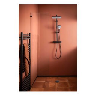 JTP Hix 2 Outlets Thermostatic Bar Valve With Adjustable Riser And Multifunction Shower Handset - Various Colour - Image 4