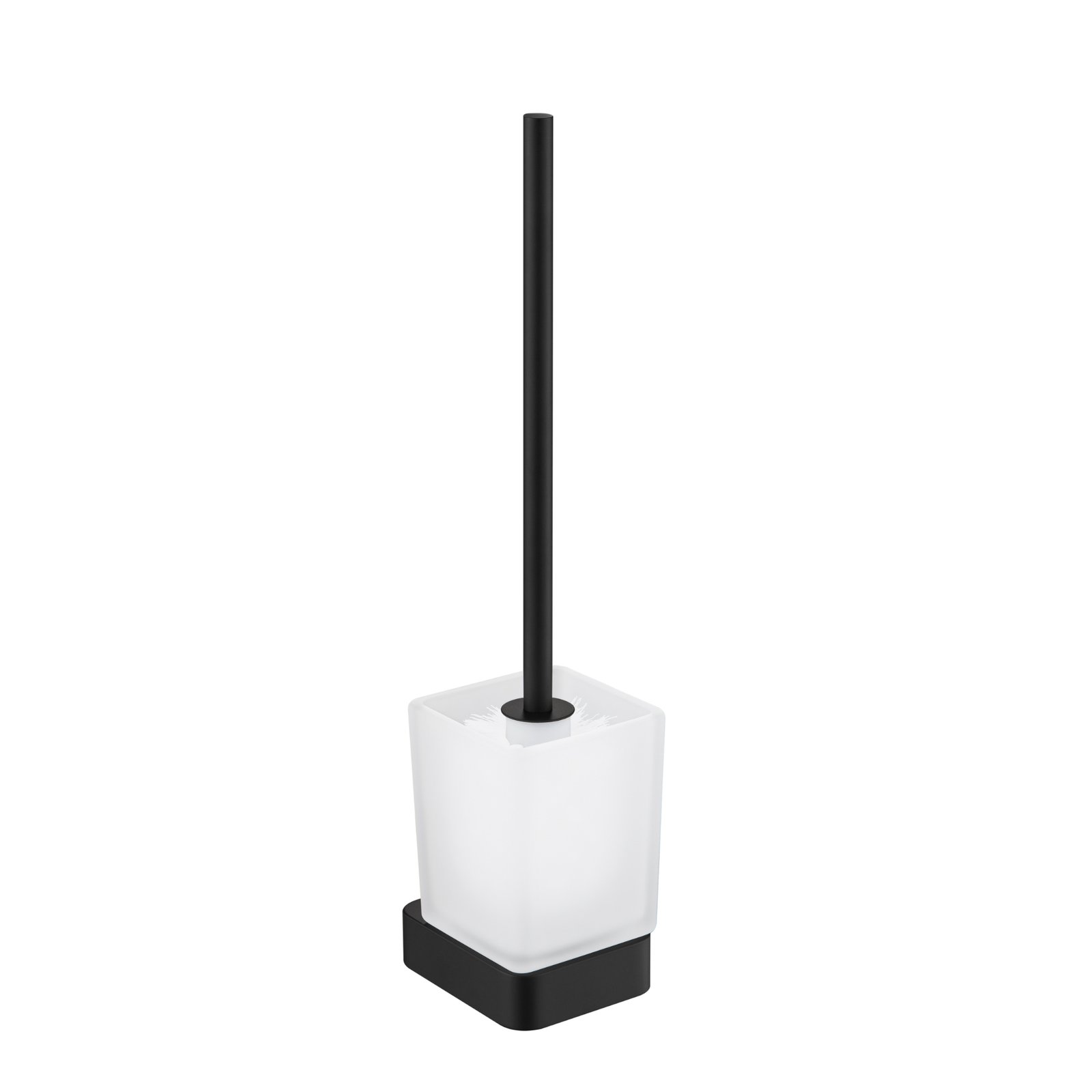 JTP Hix Wall Mounted Toilet Brush Holder – Various Colour - Matt Black