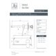 JTP Hix Wall Mounted Basin Mixer Tap - Various Colour - Image 3