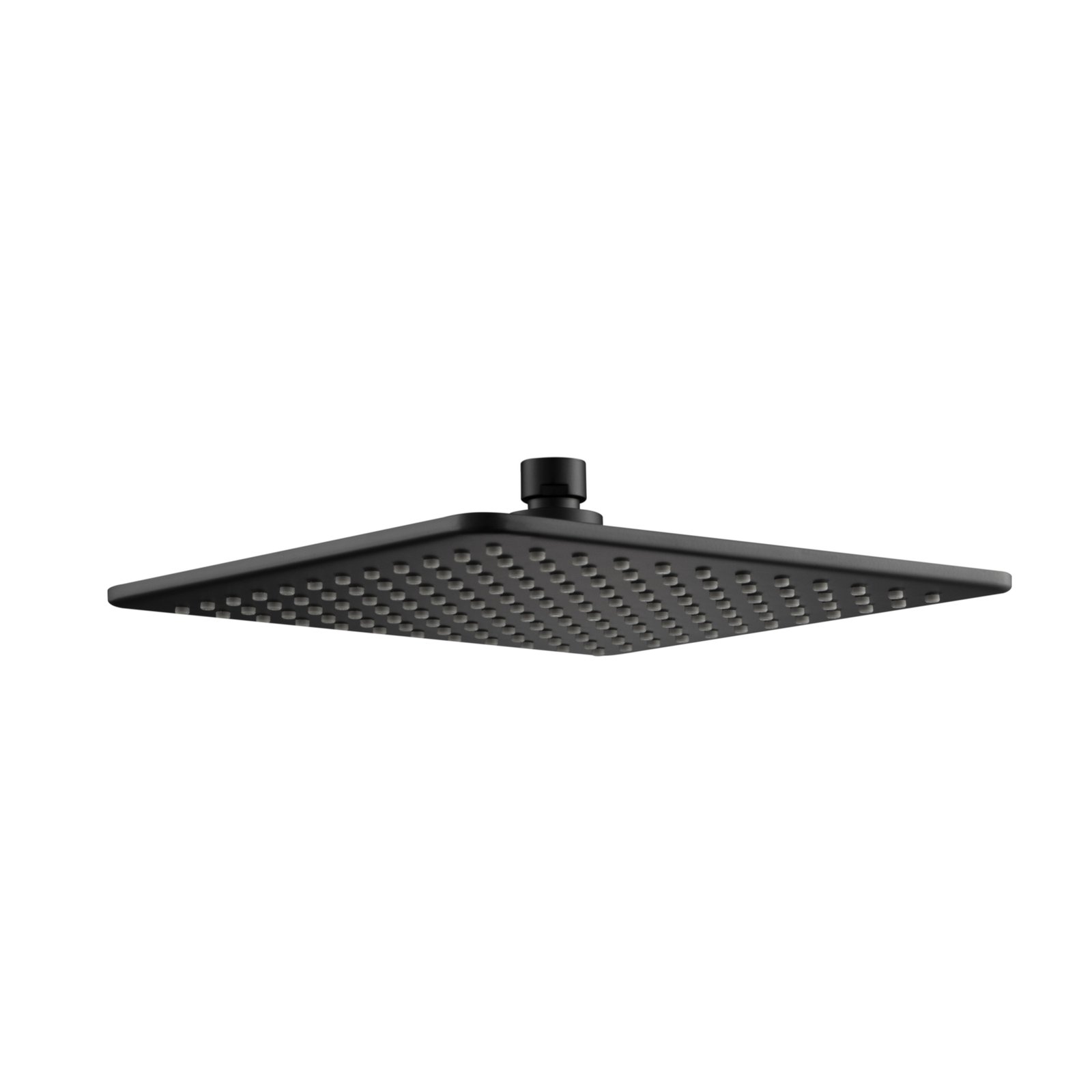 JTP Hix Square Fixed Shower Head – 250mm X 250mm – Various Colour - Matt Black