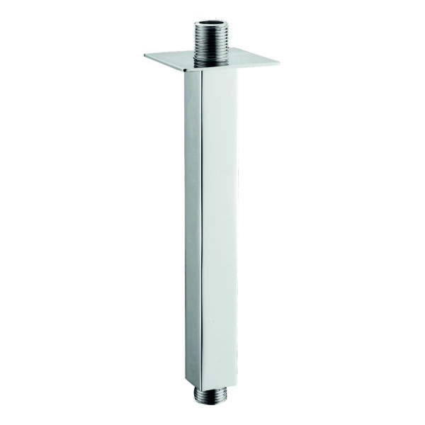 JTP Square Ceiling Mounted Shower Arm 200mm Chrome