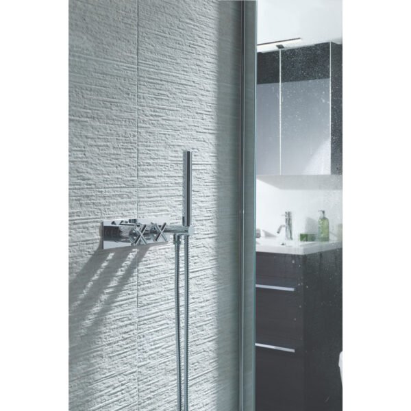 JTP Solex 2 Outlets Thermostatic Concealed Shower Valve & Attached Handset Chrome - Image 2