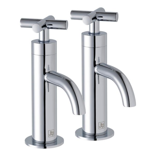 JTP Solex Basin Taps Pair Chrome