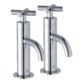 JTP Solex Basin Taps Pair Chrome