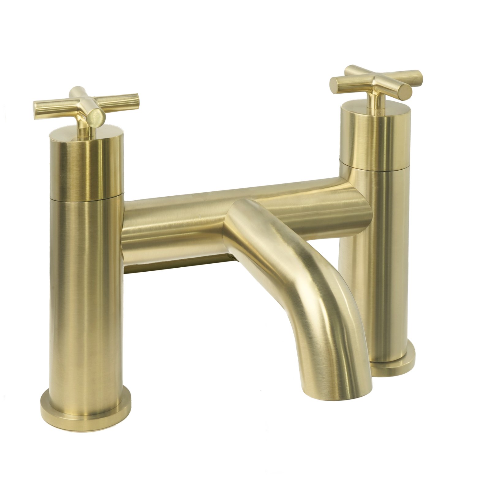JTP Solex Deck Mounted Bath Filler Tap – Various Colour - Brushed Brass