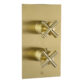 JTP Solex 1 Outlet Thermostatic Concealed Shower Valve - Various Colour