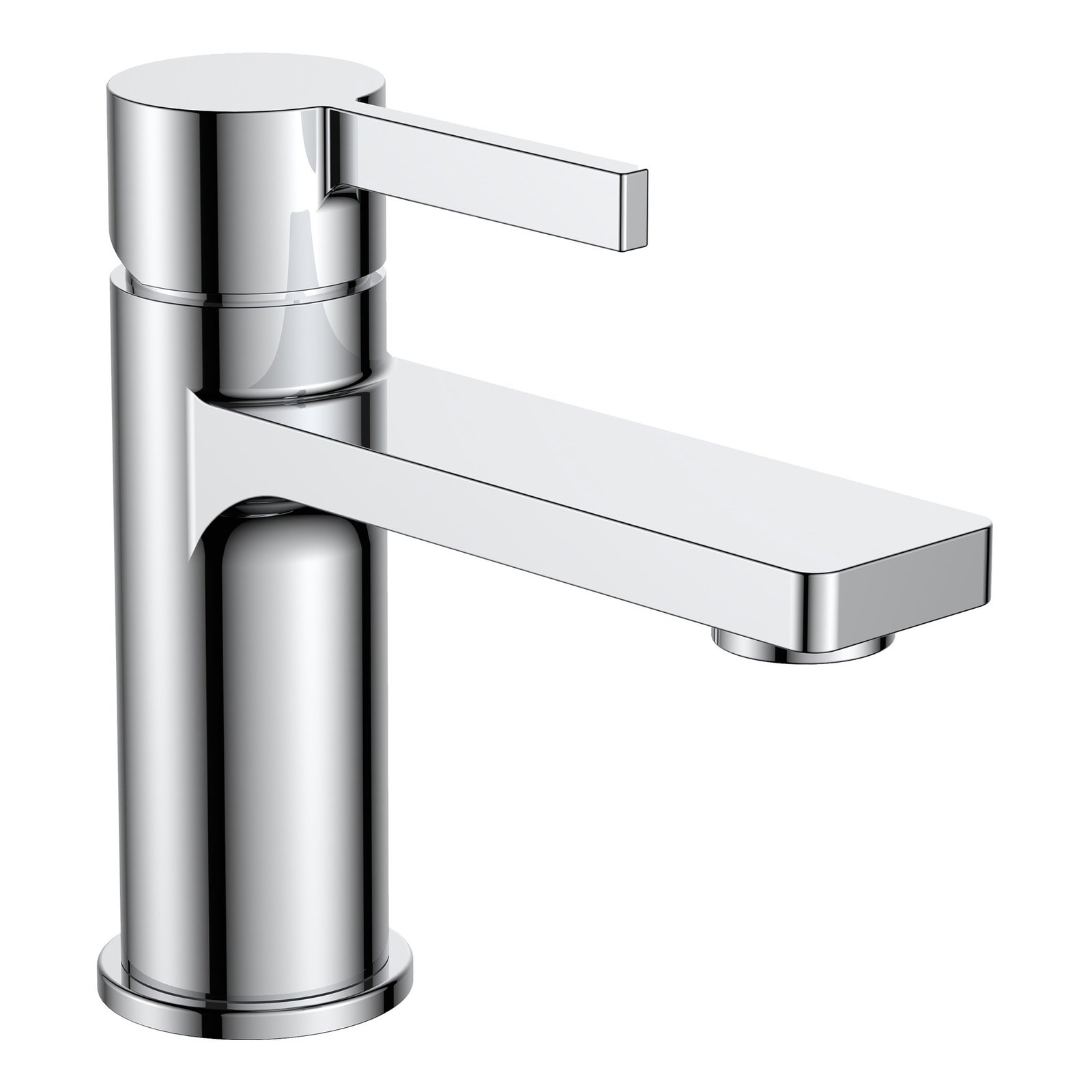 JTP Hugo Deck Mounted Basin Mixer Tap Chrome
