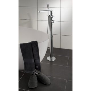 JTP Hugo Thermostatic Freestanding Bath Shower Mixer Tap & Kit Chrome - Image 3