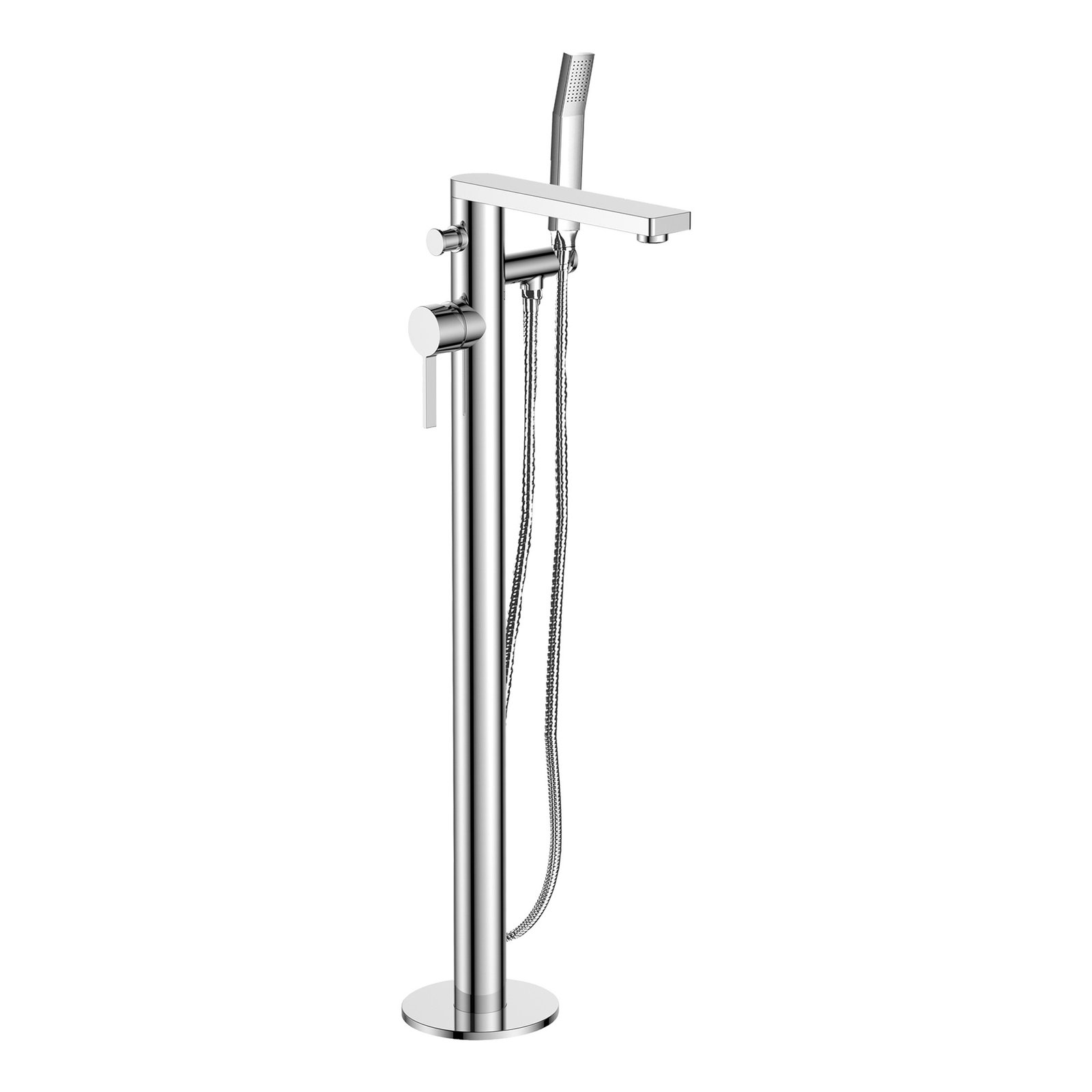 JTP Hugo Freestanding Bath Shower Mixer Tap & Kit Chrome