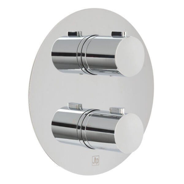 JTP Hugo 2 Outlet Thermostatic Concealed Shower Valve Chrome