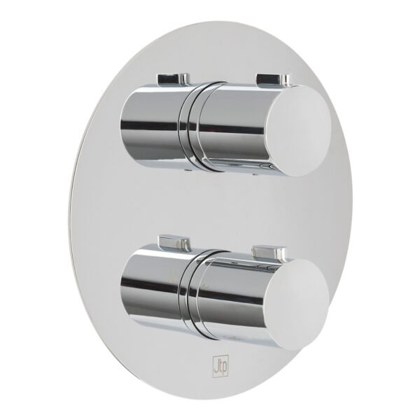 JTP Hugo 3 Outlet Thermostatic Concealed Shower Valve Chrome