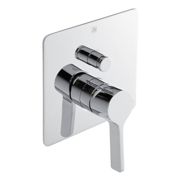 JTP Curve Single Handle Concealed Shower Valve & Diverter Chrome