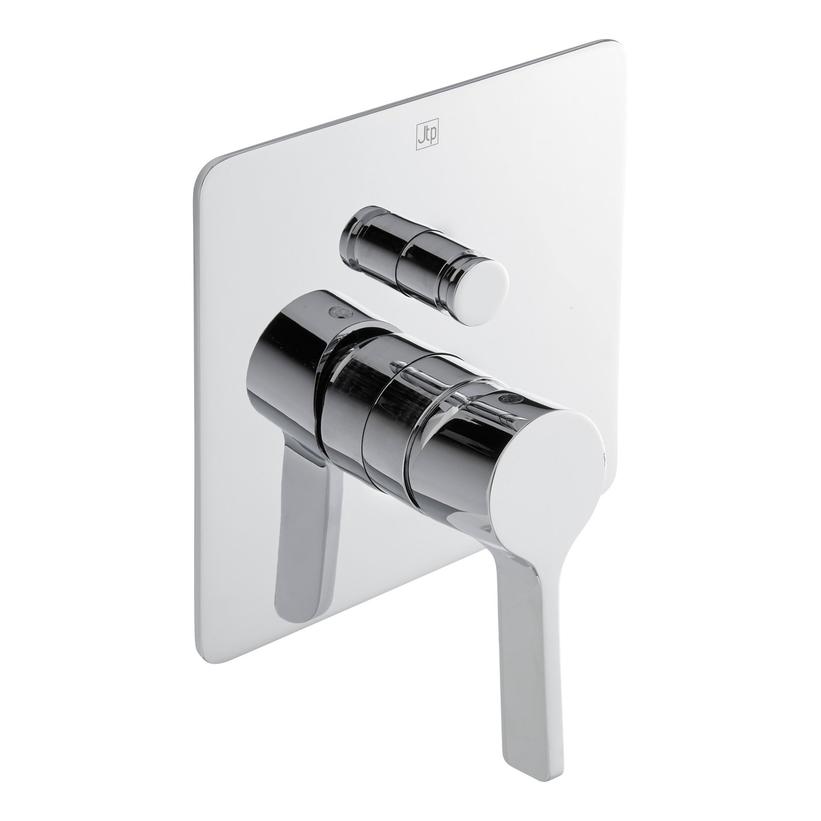 JTP Curve Single Handle Concealed Shower Valve & Diverter Chrome