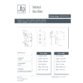 JTP Grosvenor 3 Outlet Horizontal Crosshead Thermostatic Concealed Shower Valve - Various Colour - Image 2