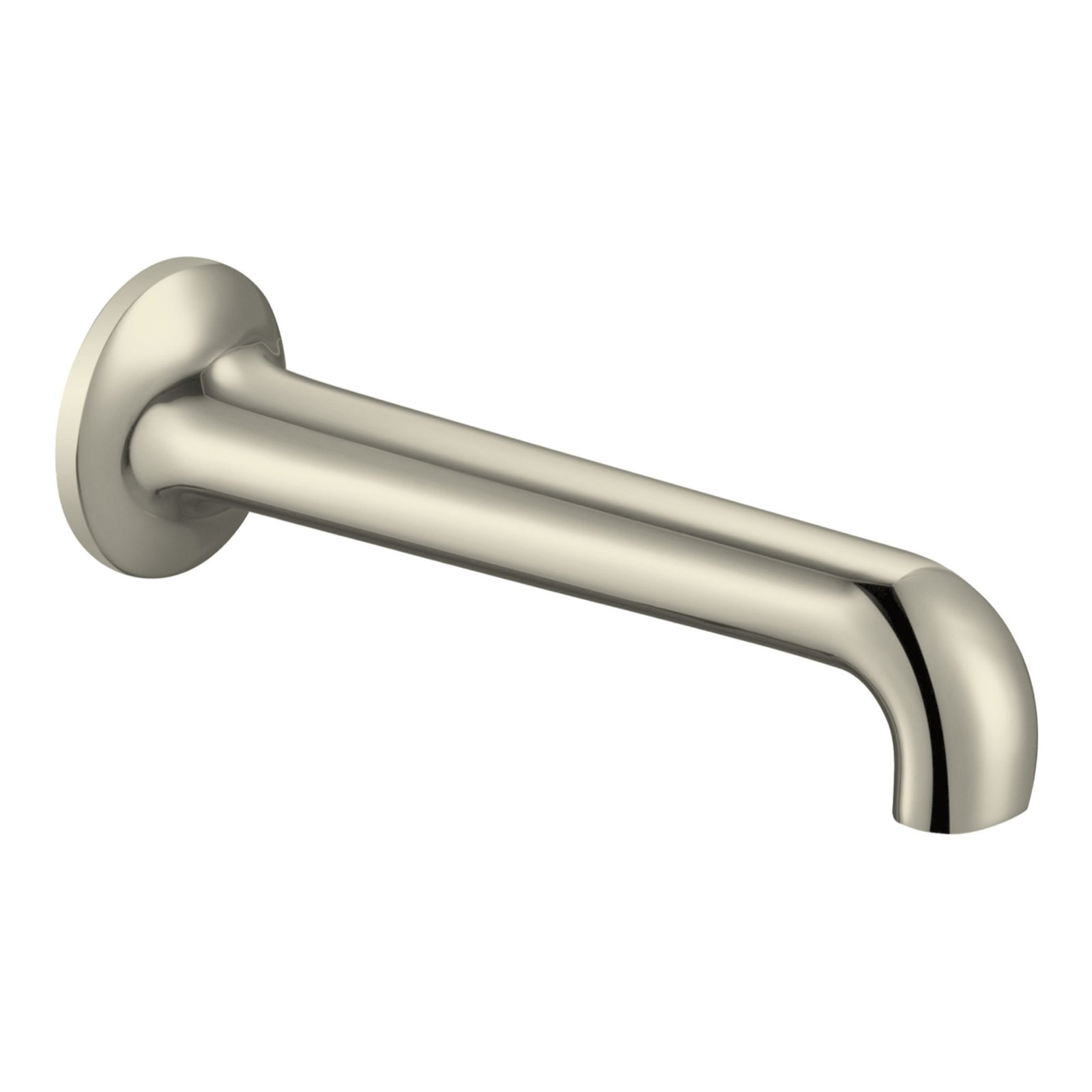 JTP Grosvenor Wall Mounted Bath Spout – Various Colour - Nickel