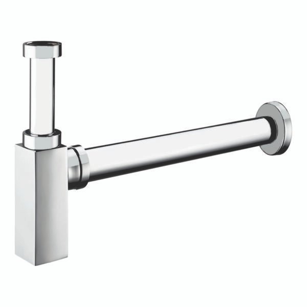 JTP Square Bottle Trap Chrome