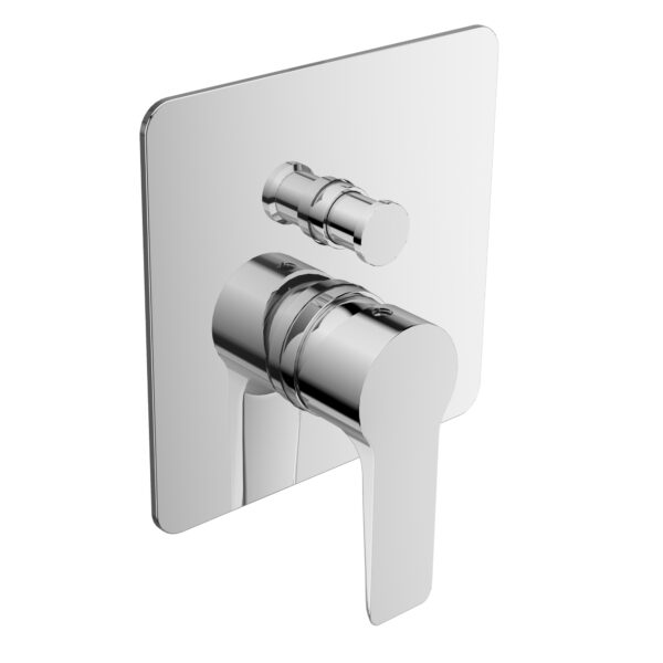 JTP Amore Single Lever Concealed Manual Diverter Valve Chrome