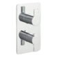 JTP Amore 1 Outlet Thermostatic Concealed Shower Valve Chrome