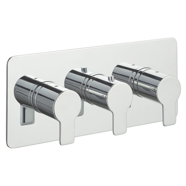 JTP Amore 3 Outlets Thermostatic Concealed Shower Valve Chrome